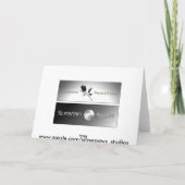 Nussknacker - Weihnachtskarte Feiertagskarte (Rückseite)