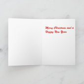 Nussknacker-Weihnachtskarte Feiertagskarte (Innenseite)