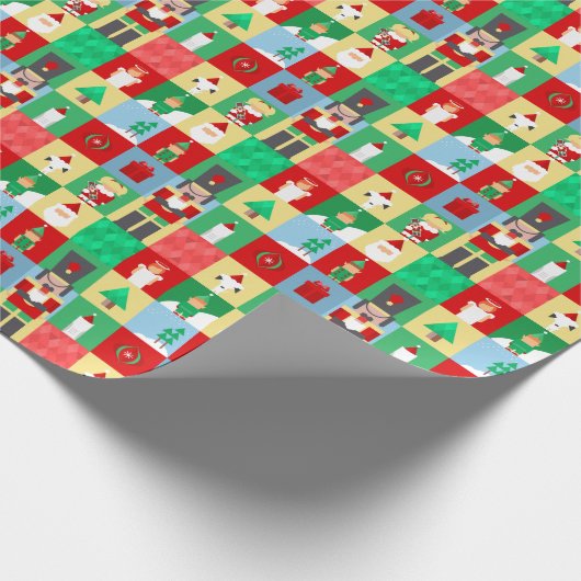 Nussknacker-WeihnachtsPackpapier Geschenkpapier (Ecke)