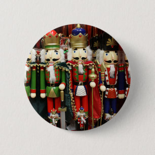 Nussknacker-Weihnachtssoldaten Button