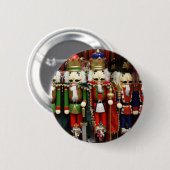 Nussknacker-Weihnachtssoldaten Button (Vorne & Hinten)