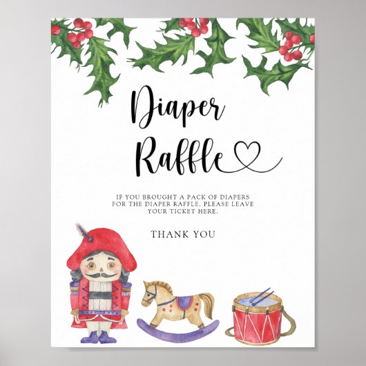 Nussknacker - Windel-Raffle-Poster Poster (Vorne)