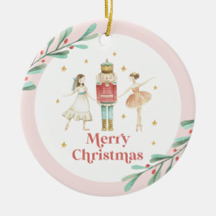 Nussknacker Winterballett Weihnachten Keramik Ornament