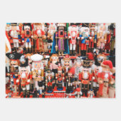 Nussknacker Wurf Weihnachtsbonbons 3 Geschenkpapier Set (Vorderseite 3)