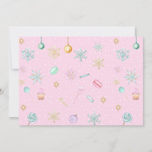 Nussknacker-Zuckerpflaumen-feenhafter Einladung (Rückseite)