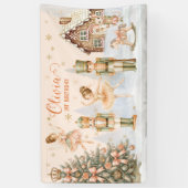 Nussknacker Zuckerpflaumenfee 1. Geburtstagsdekora Banner (Vertikal)