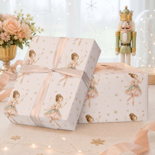 Nussknacker Zuckerpflaumenfee Weihnachten Geburtst Geschenkpapier