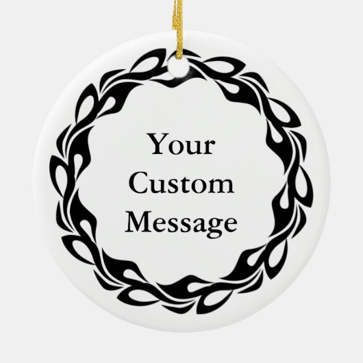 Nussknacker-Zuckerstangen Keramikornament (Hinten)