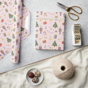 Nussknackige Weihnachten Geschenkpapier