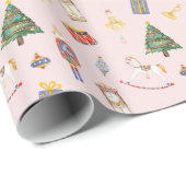 Nussknackige Weihnachten Geschenkpapier (Rolleneckpunkt)