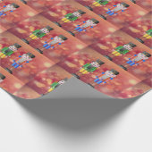 Nussknackpapier Geschenkpapier (Ecke)