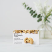 Nusslieferant Visitenkarte (Stehend Vorderseite)