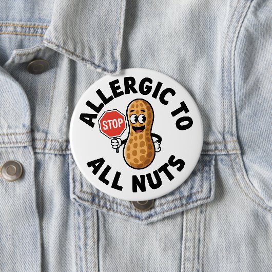 Nut-Allergie-Warnung Button (Beispiel)