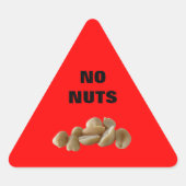Nut Allergy Aufkleber (Vorderseite)