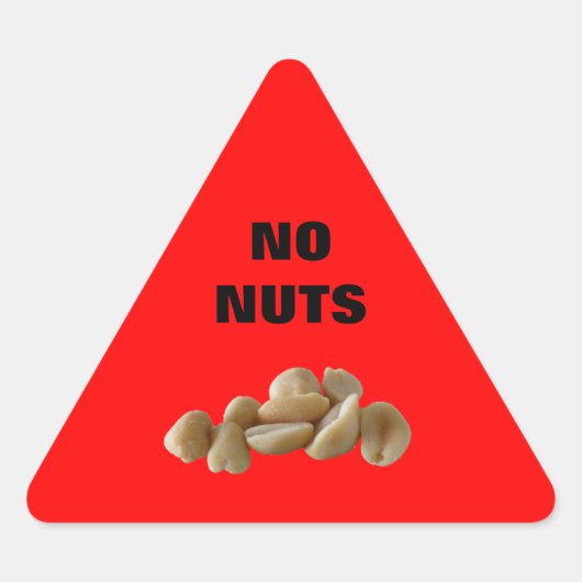 Nut Allergy Aufkleber (Vorderseite)