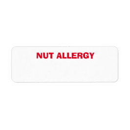 Nut Allergy Health Besorgnis, Zustand