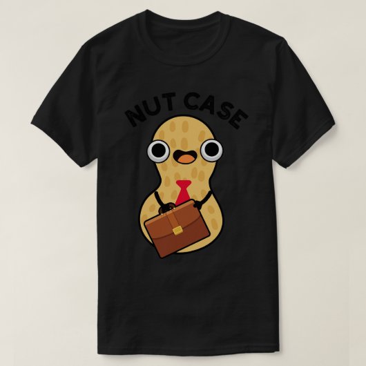 Nut Case Funny Peanut Puns 1 T-Shirt (Design vorne)