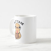 Nut Case Funny Peanut Puns Kaffeetasse (Vorderseite Links)