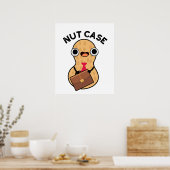 Nut Case Funny Peanut Puns Poster (Küche)