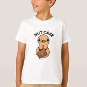 Nut Case Funny Peanut Puns T-Shirt (Vorderseite)