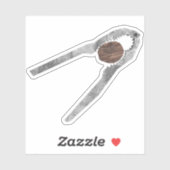 Nut cracker aufkleber (Blatt)