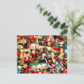 Nut Crackers Feiertagspostkarte (Stehend Vorderseite)