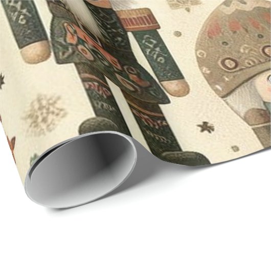 Nut Crackers Geschenkpapier (Rolleneckpunkt)