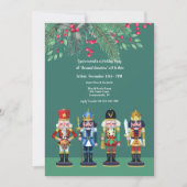 Nut Crackers Holiday Party Einladung (Vorderseite)