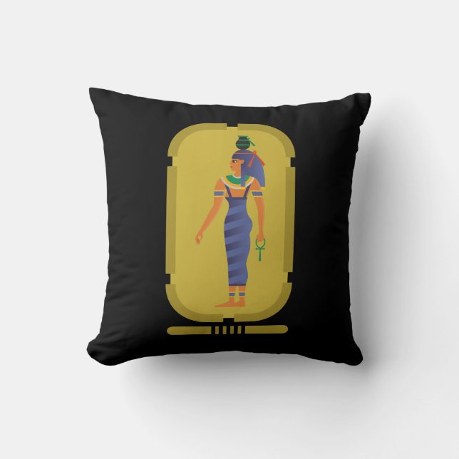 Nut Egyptian Goddess Throw Kissen (Vorderseite)