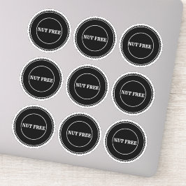 Nut Free Allergy Safe Kulinarisch Aufkleber