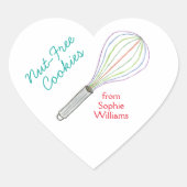 Nut free cookie labels / stickers (Vorderseite)