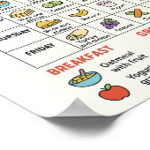 Nut Free Meal Prep für Schulessen Poster (Ecke)