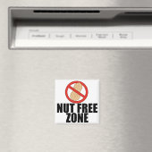 Nut Free Zone Magnet (In Situ (Geschirrspüler))