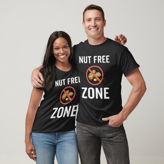 Nut Free Zone Peanut Allergie T-Shirt (Unisex)