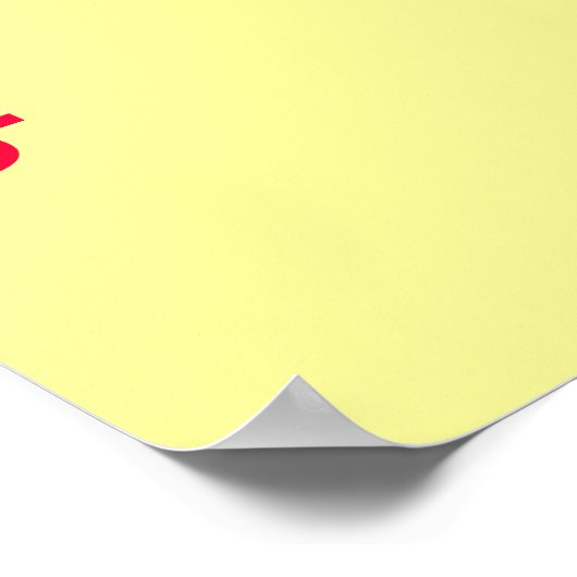 Nut-free Zone Poster (Ecke)