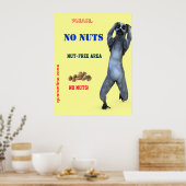 Nut-free Zone Poster (Küche)