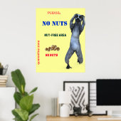 Nut-free Zone Poster (Heimbüro)