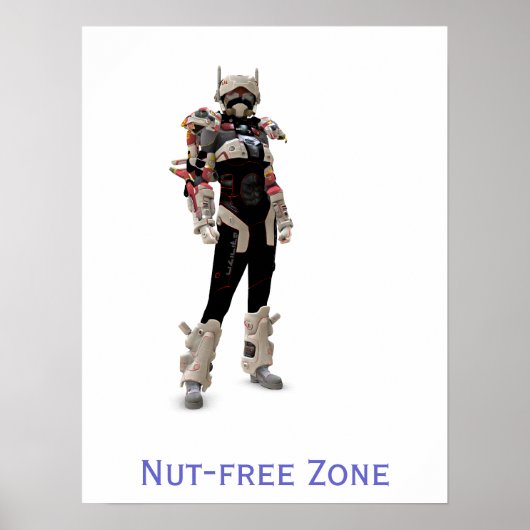 Nut-free Zone Poster (Vorne)