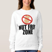 Nut Free Zone Sweatshirt (Vorderseite)