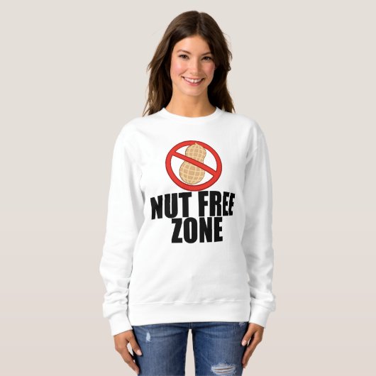 Nut Free Zone Sweatshirt (Vorne ganz)