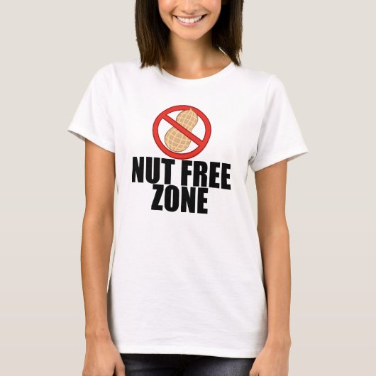 Nut Free Zone T-Shirt (Vorderseite)