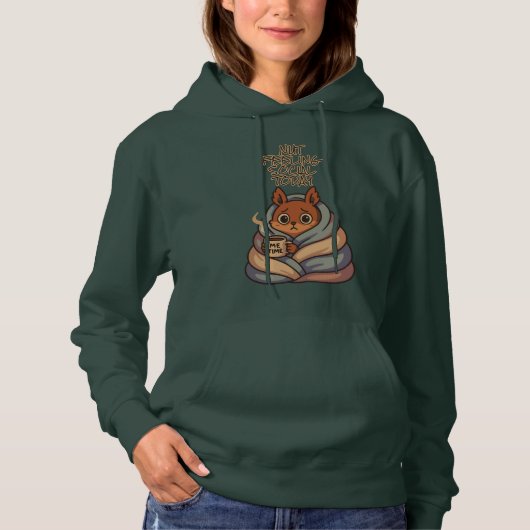 Nut Gefühl Social Today - Cosy Eichhörnchen Hoodie (Vorderseite)