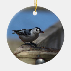 Nut-Hatch-Ornament Keramikornament