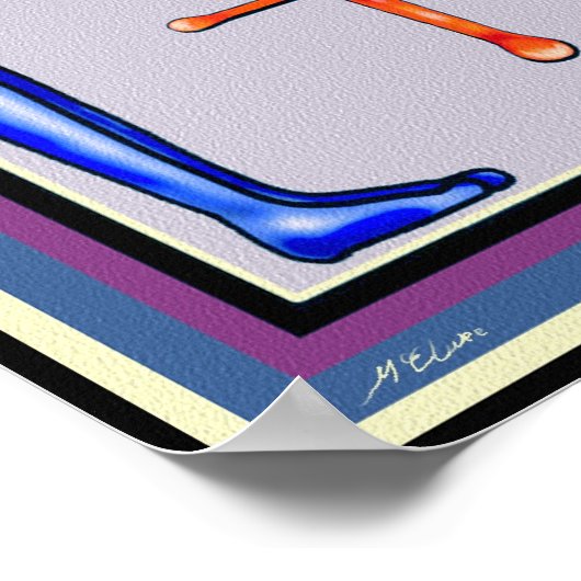 Nut Print Poster (Ecke)