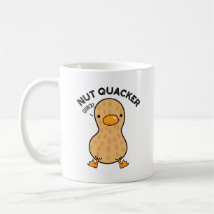 Nut Quacker Funny Peanut Puns Kaffeetasse