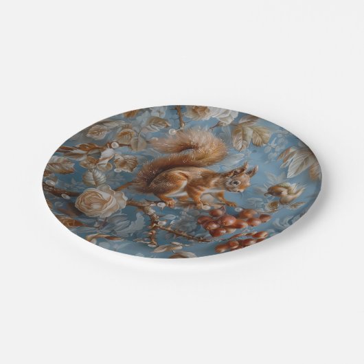 Nut — Round Paper-Teller Pappteller (Schrägansicht)