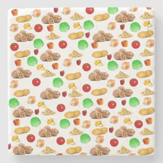 Nut Salad Marble Stone Untersetzer (Vorderseite)