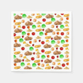 Nut Salad Paper Napkins Serviette (Vorderseite)