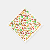 Nut Salad Paper Napkins Serviette (Ecke)