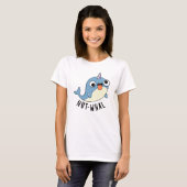 Nut-whal Funny Narwhal Pun T-Shirt (Vorne ganz)